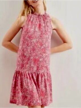 Banana Republic Pink Abstract Print Sleeveless Dress